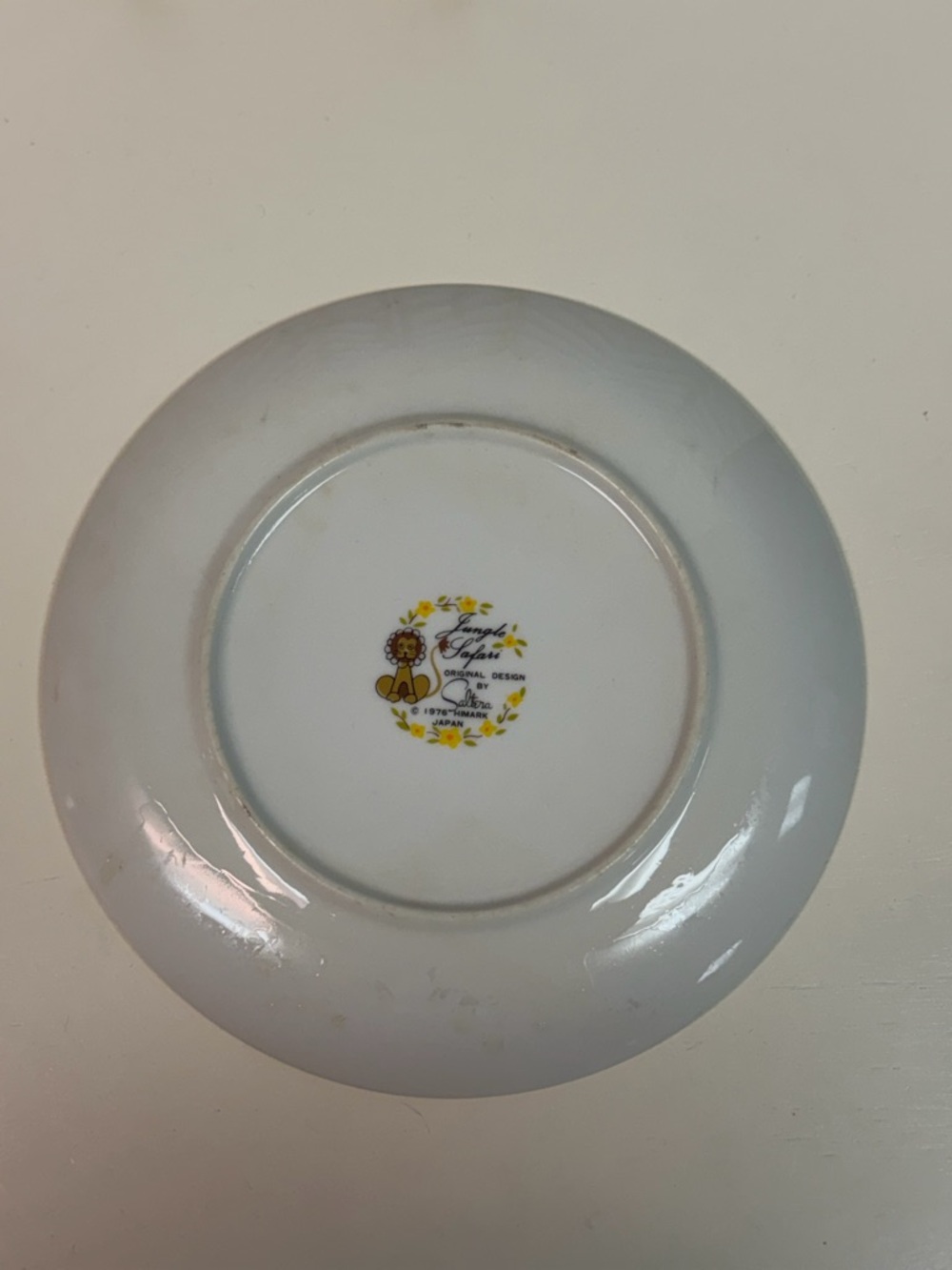 Vintage 1970’s Saltera Jungle Safari Animal Cake Plates Set of 4 Japan - Picture 9 of 12